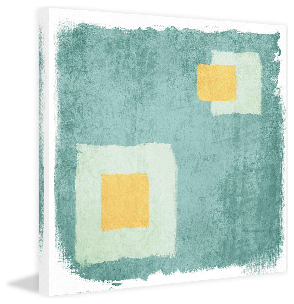 "Colorful Square" Painting Print on Canvas by Irena Orlov