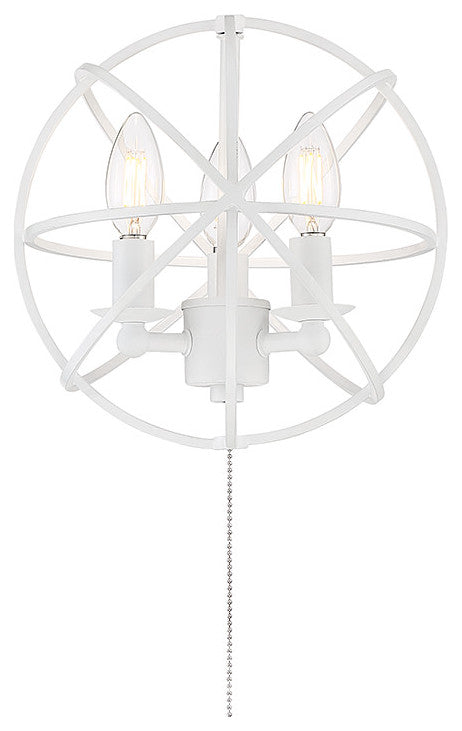 Savoy House North Three Light Fan Light Kit FLG-103-WH