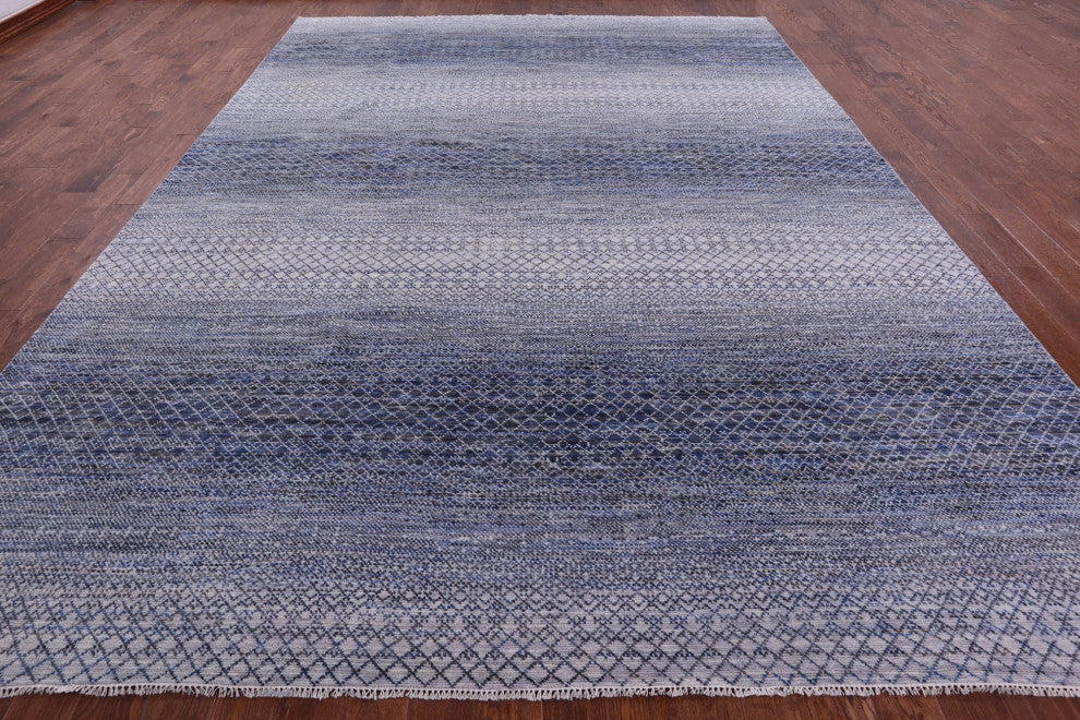 Hand-Knotted Savannah Grass Wool Rug 10' 1" X 14' 0" - Q13176