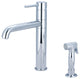 Motegi Single Handle Kitchen Faucet, Polished Chrome