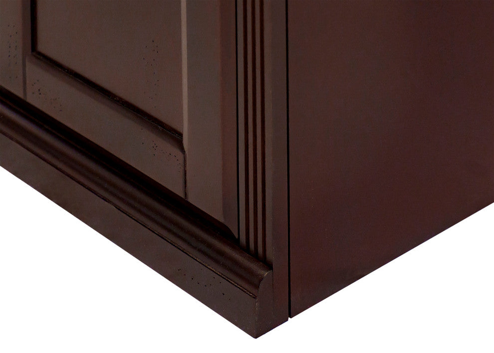 Huntington Club Wood Bookcase With Doors, Storage Cabinet, Office Shelves