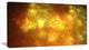 Blur Golden Sky with Stars, Abstract Canvas Art Print, 40x20