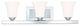 Ridgedale Bath Light, Antique Brass, Polished Chrome