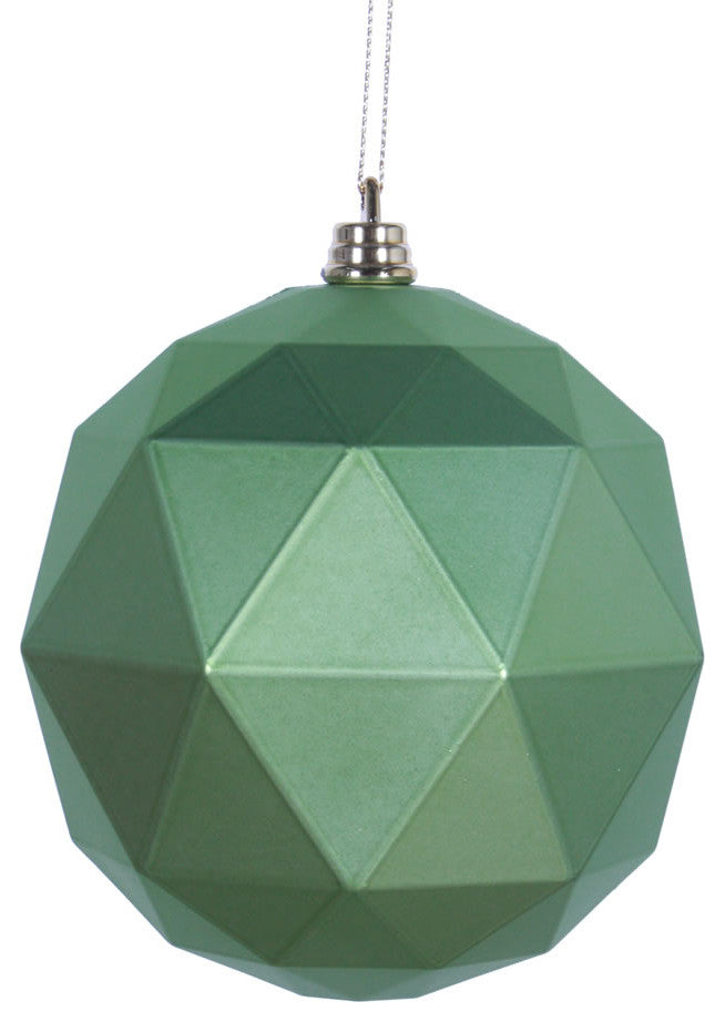 Vickerman M177554Dm 8" Celadon Ball Ornament Featuring A Matte Finish