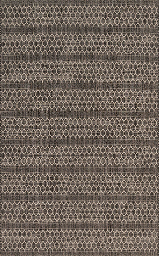 Isle IE-01 Black Gray Area Rug, 7'10"x10'9"