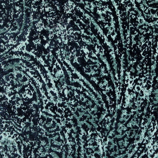Pillow Decor, Visconti Teal Blue Chenille Throw Pillow 12x20