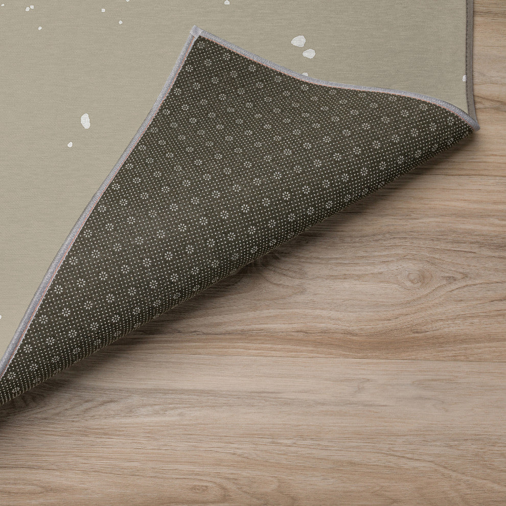 Indoor/Outdoor Wonderland WN7 Beige Machine Washable 3' x 5' Rug