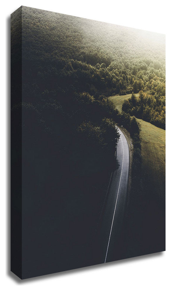 Road to Darkness by Design Fabrikken, Print on Canvas, 20"x28"