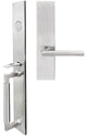 Stockholm Lever, Mortise Dummy Handleset, Right Hand, Satin Stainless Steel