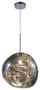Matteo Lighting C76803SM One Light Pendant, Smoke Finish