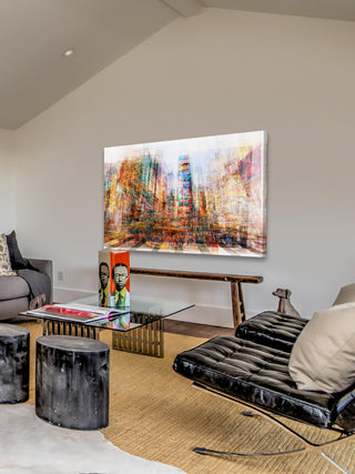 "New York Times SQ" Painting Print on Canvas
