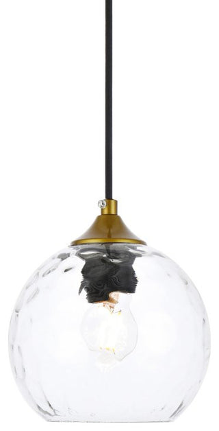 Constance 6" Brass Pendant