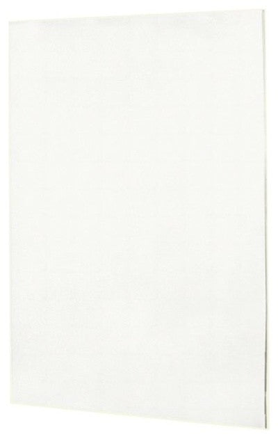 Swan 60x72 Solid Surface Shower Wall Panel, Tahiti White