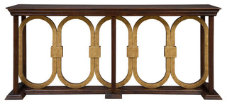 Everly 74" Wide Oak Console, Brown