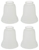 23162-4 Replacement Frosted Ceiling Fan Glsss Shade, 4 Pack.