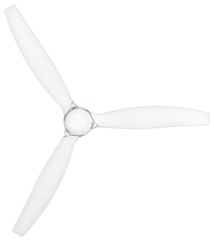 Hinkley Facet 60" Led Smart Fan, Heritage Brass