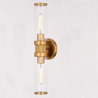 Vaxcel Lighting W0389 Levitt 2 Light 19"W Bath Bar - Satin Brass