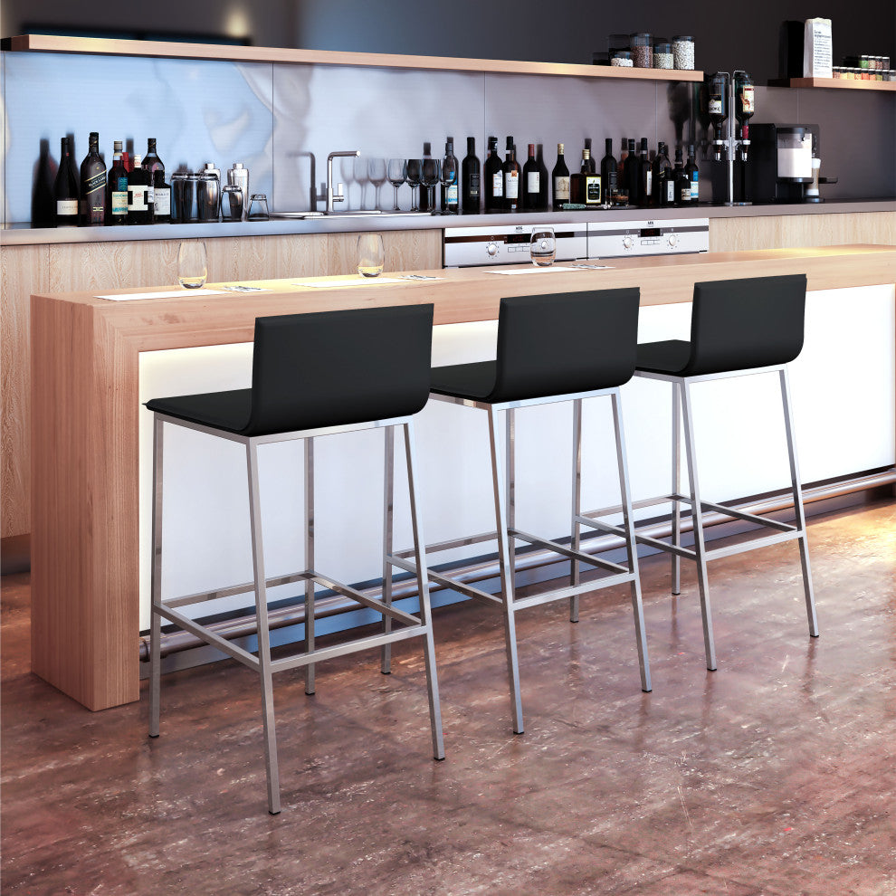 Marina Barstool, Set of 2 Black