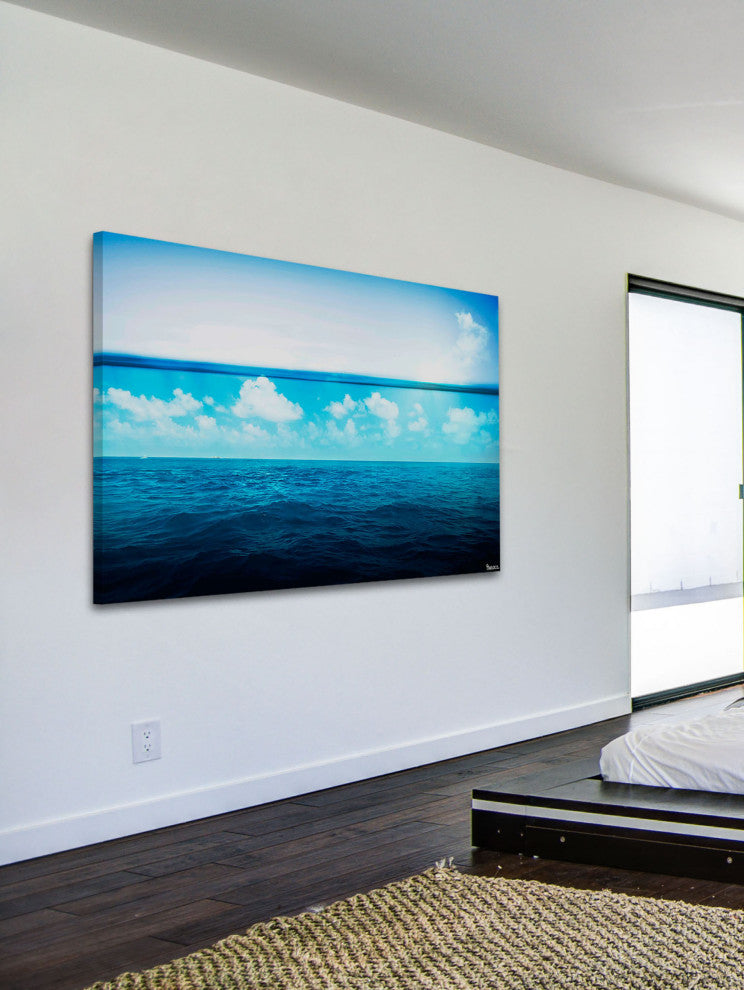 "Clouds" Print on Canvas, 24"x16"