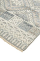 Eckhart Geometric Tribal Rug, Light Aqua Blue, 2'6"x8'
