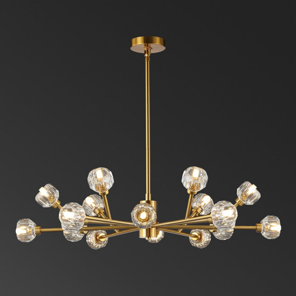 Safavieh Couture Breyer Crstal Chandelier Gold