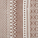Cinnamon Printed Off-White Hand-Loomed Shag Rug 4x6 ft.
