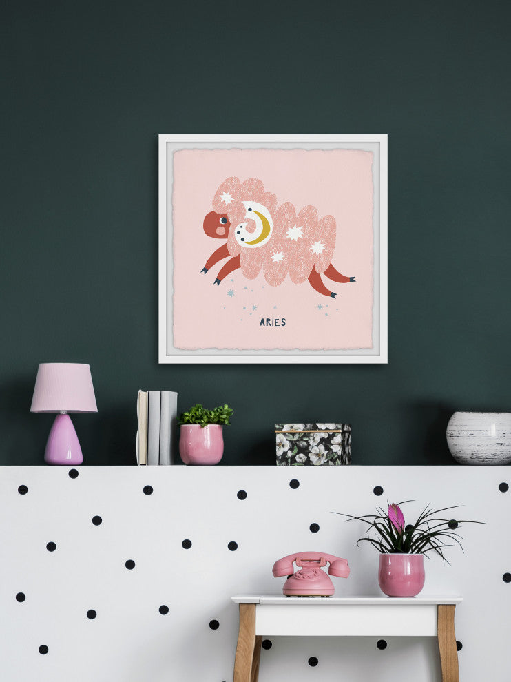 "Aries" Framed Painting Print, 32x32
