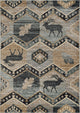 KAS Chester 5637 Seafoam Woodlands Area Rug, 8'x10'