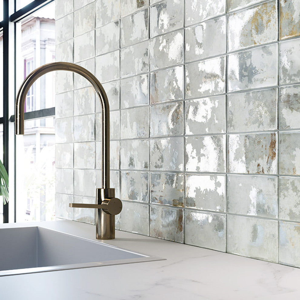 Biarritz Ceramic Wall Tile, Green