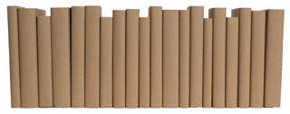 Decorative Books - Havana Paper Wrapped - Brown Books By The Foot