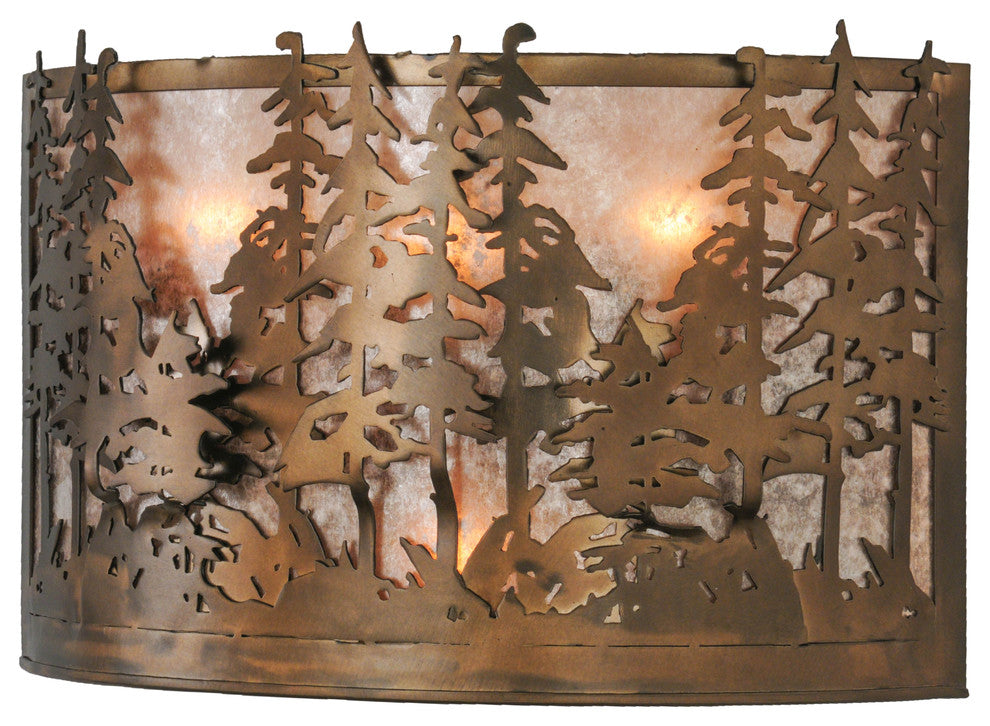 20 Wide Tall Pines Wall Sconce