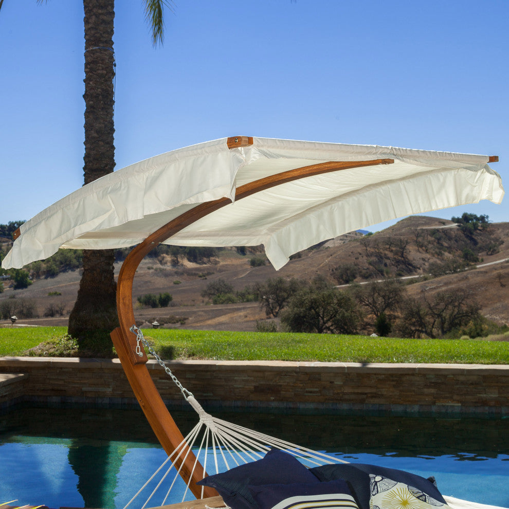 GDF Studio Weston Hammock With Canopy Top
