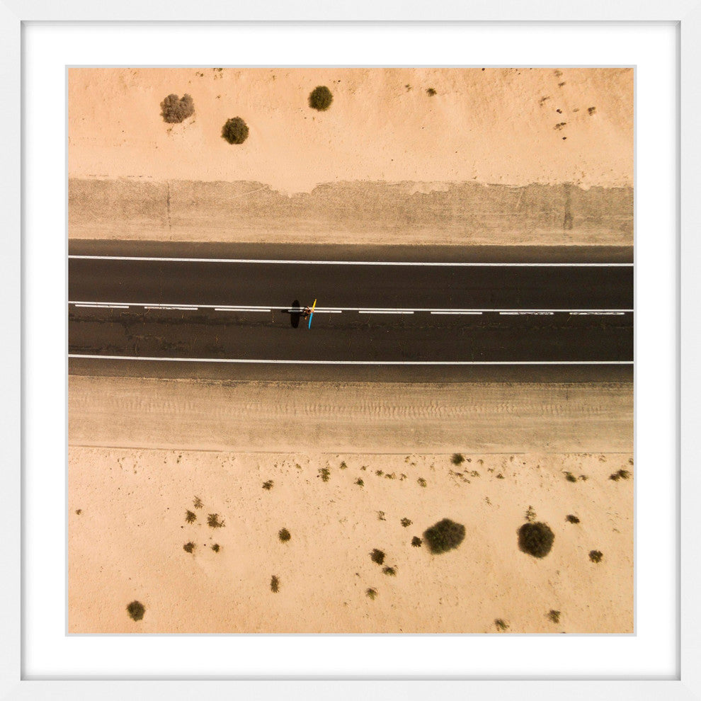 "Crossing The Road" Framed Print by Karolis Janulis