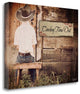 "Cowboy Time Out" By Shawnda Eva, Giclee Print on Gallery Wrap Canvas