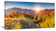 "Majestic Fall Mountains Range" Landscape Print Wall Artwork, 32"x16"