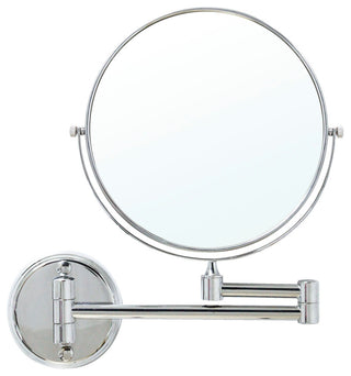 MODONA's Wall Mounted 8" Double Sided Mirror 1X-3X -, Polished Chrome