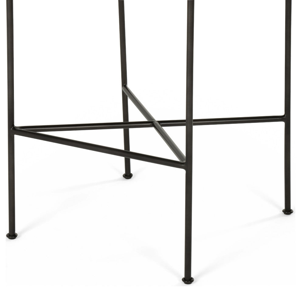 Wharton Stool-Distressed Black-Bar