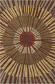 Allie Abstract Contemporary Area Rug, 8'x10'