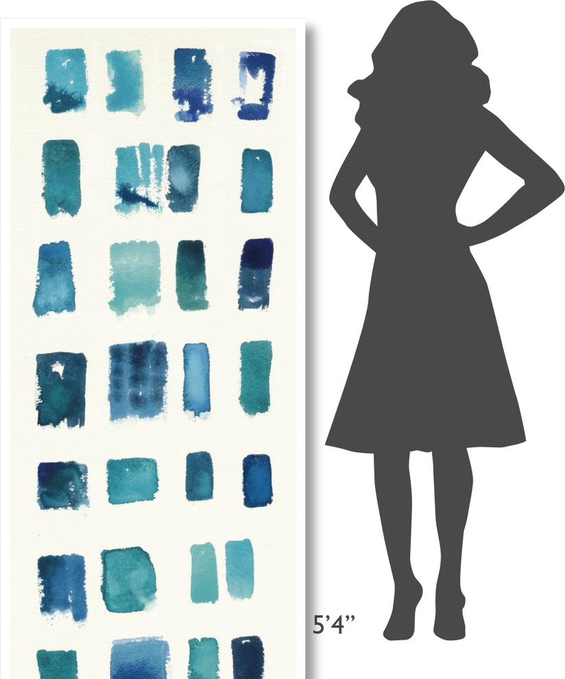 "Pas Parfait VI" Digital Paper Print by Shirley Novak, 32"x77"