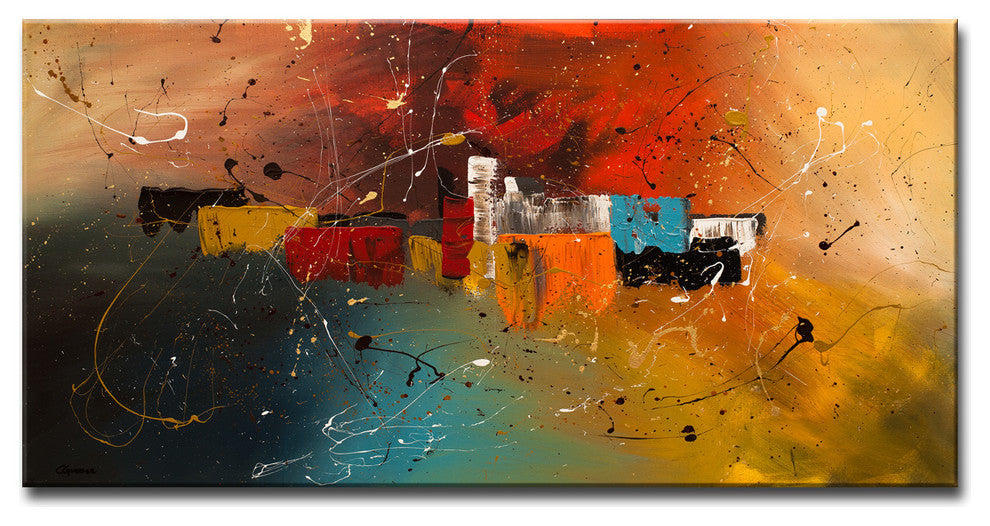 Celebration' Canvas by Cguedez, 24"x48"