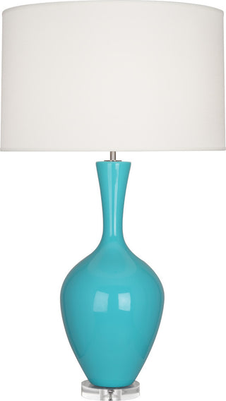 Audrey Table Lamp, Egg Blue