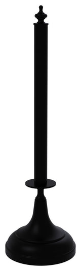 Traditional Counter Top Kitchen Paper Towel Holder, Matte Black