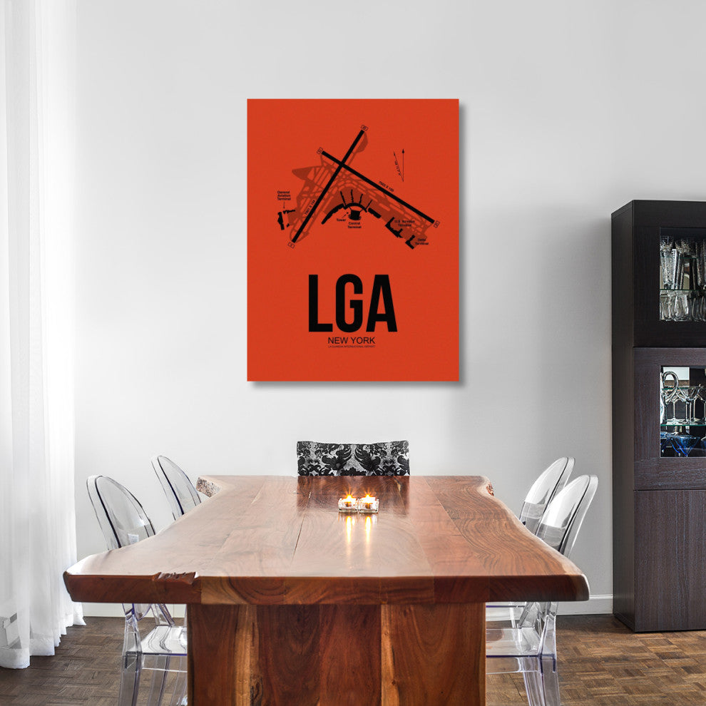 "LGA New York Airport Orange" Fine Art Print