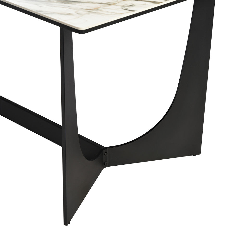 Esme Susie 7 Piece Dining Set With Gray Fabric Chairs