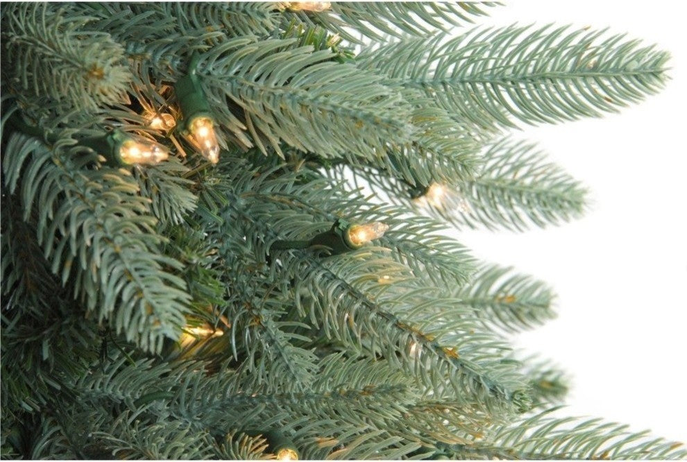 Washington Frasier Fir Slim Christmas Tree, Clear Lights