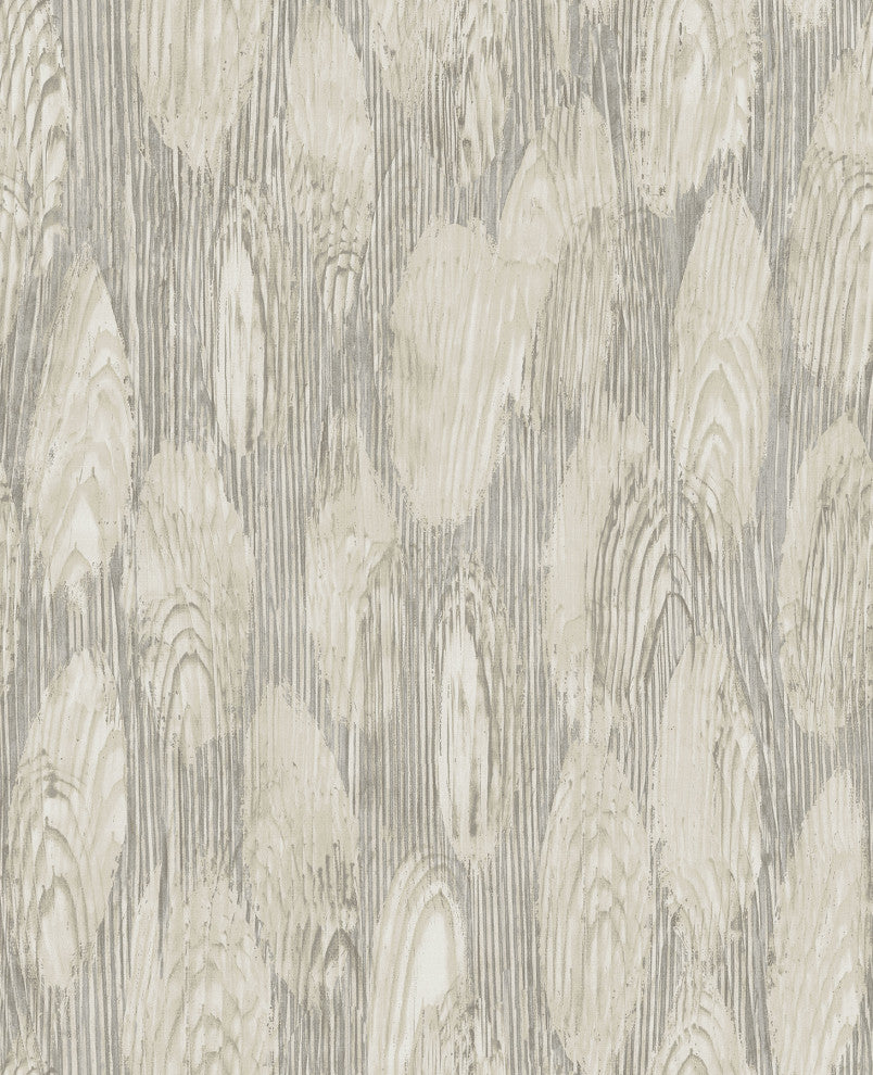 Monolith Grey Abstract Wood Wallpaper Bolt