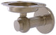 Mercury Tumbler and Toothbrush Holder with Twisted Accents, Antique Pewter