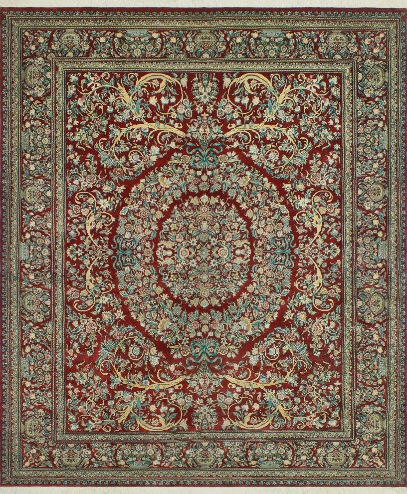 Pak-Persian Corliss Red/Light Gold Rug, 8'0x9'7