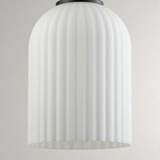 Stanza Collection One-Light New Traditional Pendant Light, Matte Black