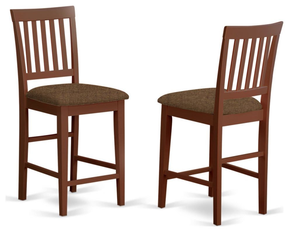 Vern3-Mah-C 3-Piece Counter Height Table-Square Gathering Table And 2 Stools